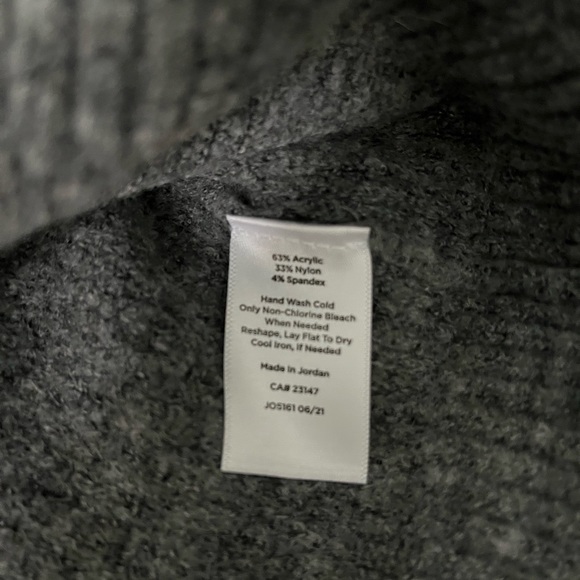 Talbots Wide Striped Sweater, Cream, purple and Grey - Picture 11 of 11